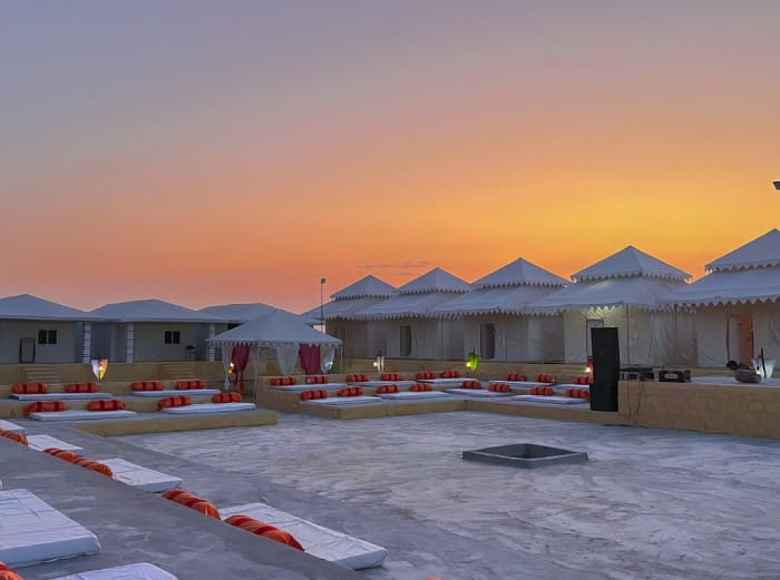 Swiss Tent in Jaisalmer,Sam Sand Dunes Camp,2 Days Jaisalmer Tour Package,Camel Safari in Jaisalmer,Parceling in Jaisalmer